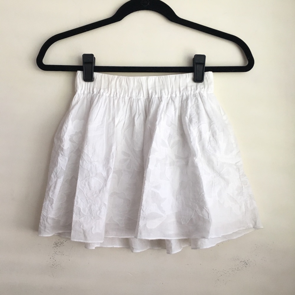 Abercrombie & Fitch High Waisted Cotton Mini Skirt